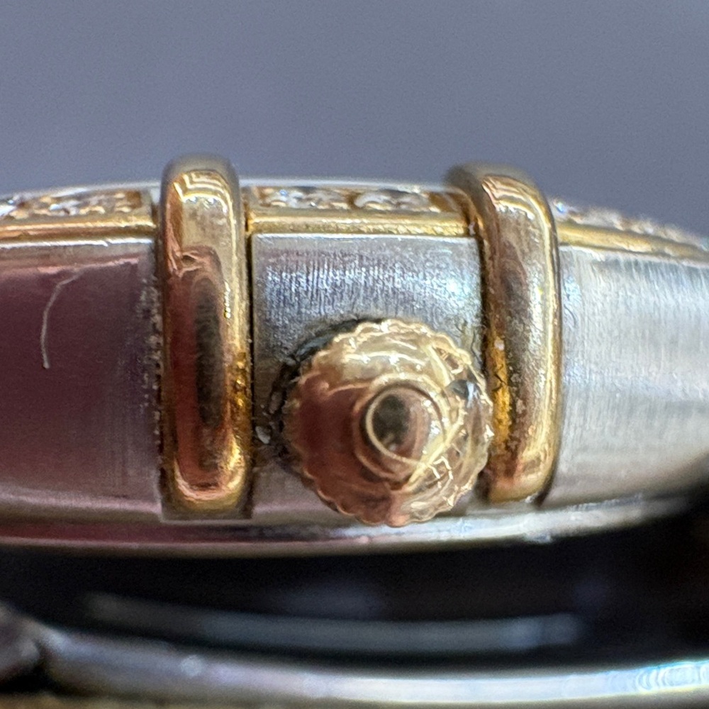 Omega Women's Constellation Watch - Gold and Silver with Diamond Accents . - Picture 12 of 16